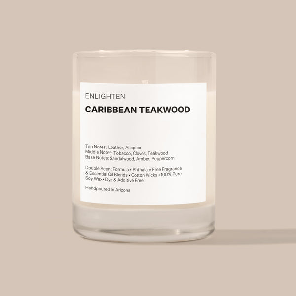 CARIBBEAN TEAKWOOD SANDALWOOD CANDLE