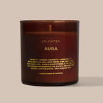 Aura Musk and Balsam Candle - Amber Glass Candle