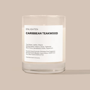Caribbean Teakwood Sandalwood Candle Mini Glass Tumbler