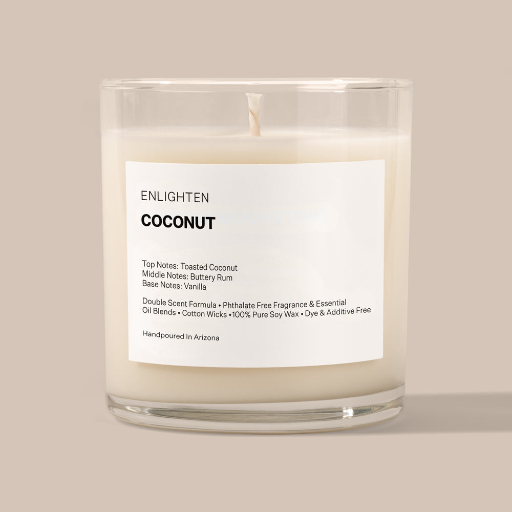 Pure Coconut Candle Wax - High Scent Throw- Better than SOY WAX