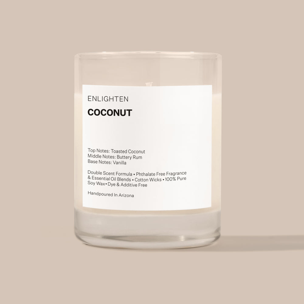 Coconut Soy Candle Mini Glass Tumbler
